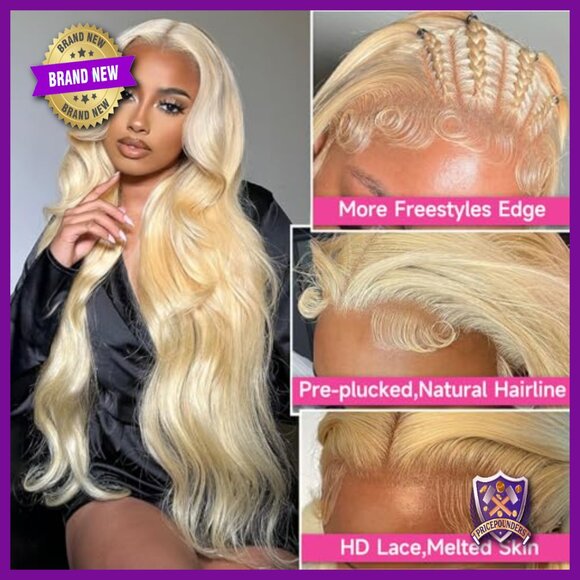 28 Inch Human Hair Lace Front Wig 13x6 HD Glueless Body Wave Pre Plucked main image 5